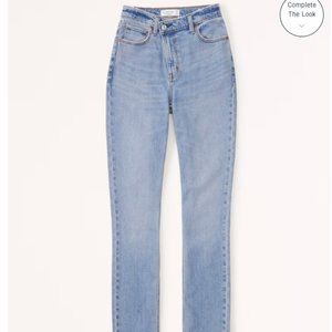 Abercrombie Ultra High Rise 90s Slim Straight Jean
